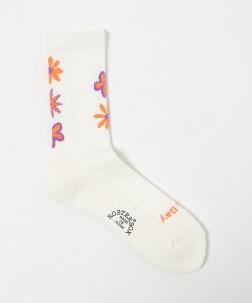 【別注】＜ROSTER SOX＞GLR フラワー ソックス
