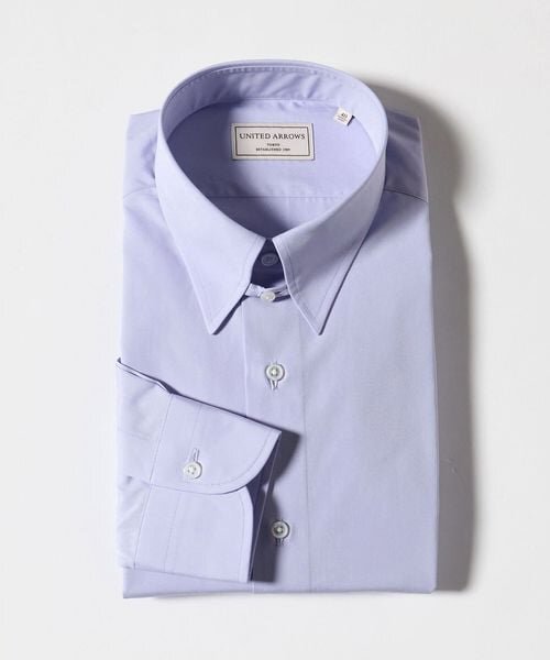 トーマスメイソン オーガニックコットン ブロード タブカラーシャツ