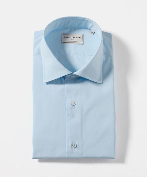 トーマスメイソン ブロード セミワイドカラー シャツ