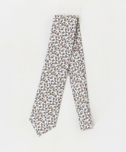 フラワー プリント ネクタイ