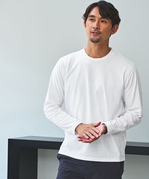 【WEB限定】JUST fit ジャケイン クルーネック 長袖 Tシャツ ―吸水速乾・抗菌―