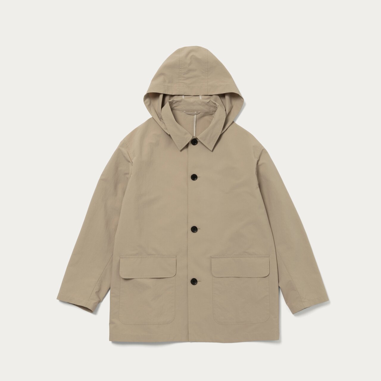 DICROS ミドル フード ステンカラー コート ―撥水―