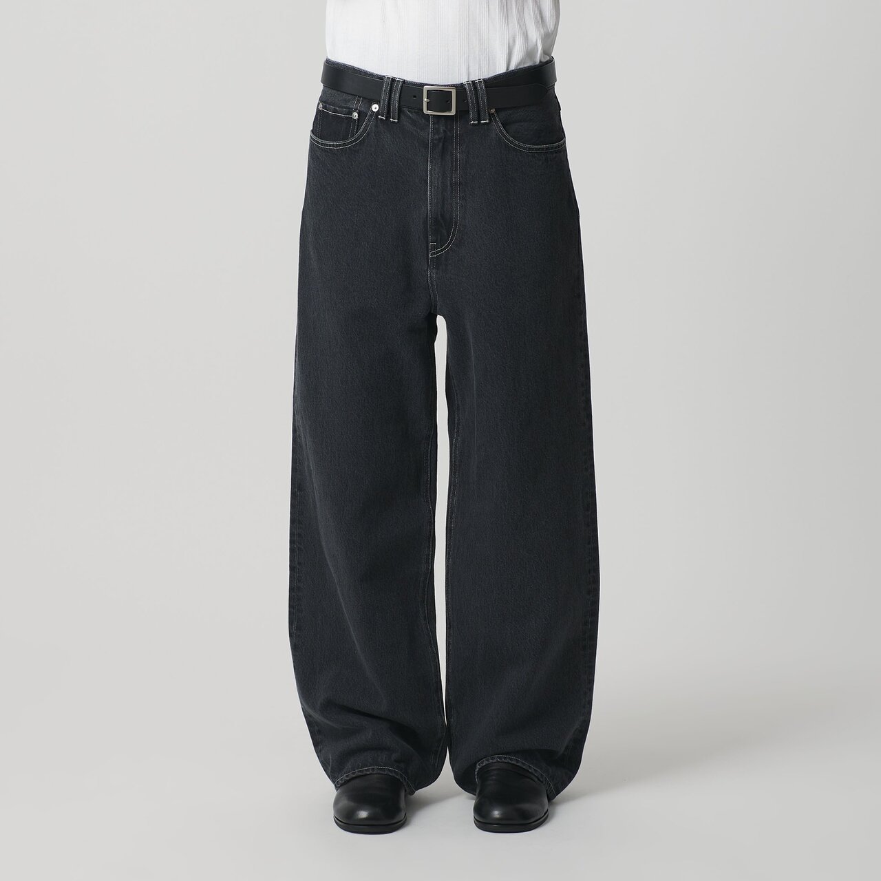 オーバーダイ デニム バギー パンツ シーズナル