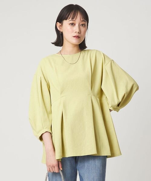 ウエスト タック ブラウス UVカット 通気性