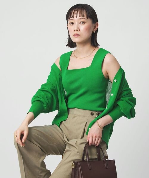 ニット タンクトップ ウォッシャブル