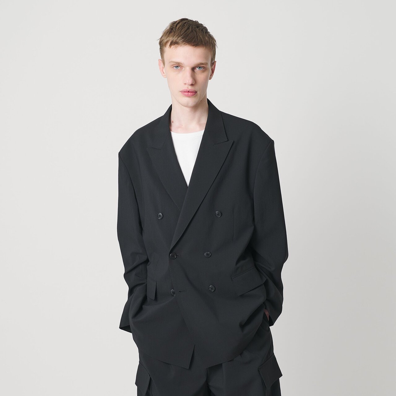 RENU TROシリーズ ダブル ブレスト ジャケット ―セットアップ対応―