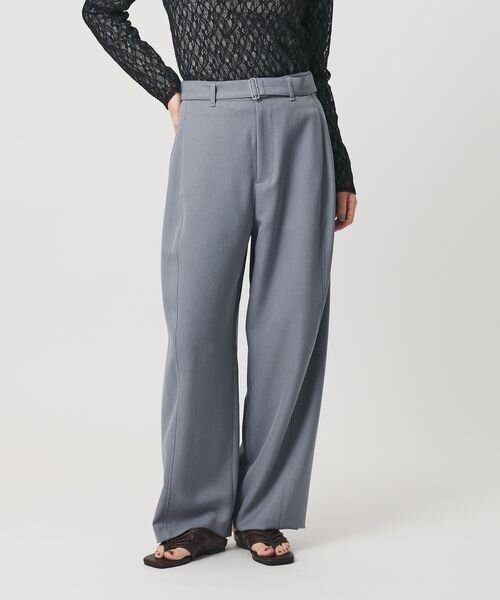 ベルトカーブパンツ ウォッシャブル 防シワ