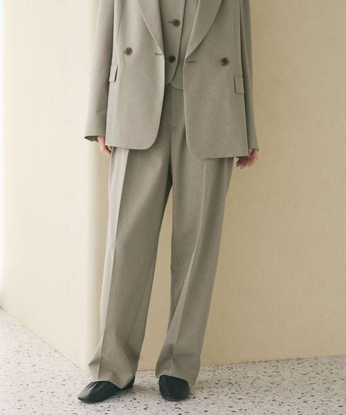 2タックテーパードパンツ 吸水速乾 防シワ UV