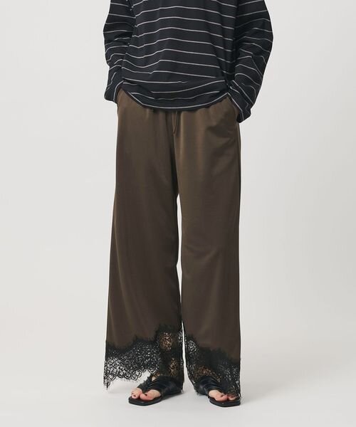 ポリエステル ヘムレース イージーパンツ