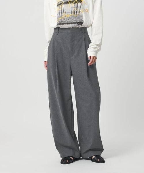 タック カーブパンツ ウォッシャブル