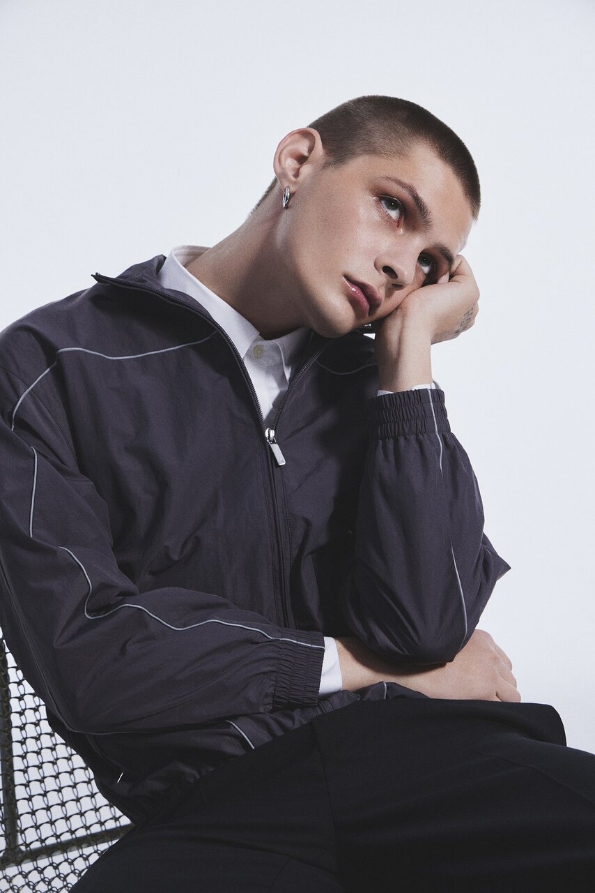 ナイロン タフタ テックジャケット