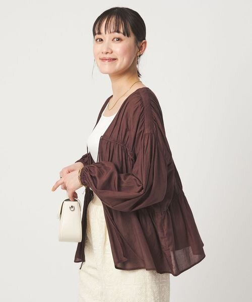 全方位映えギャザーブラウス