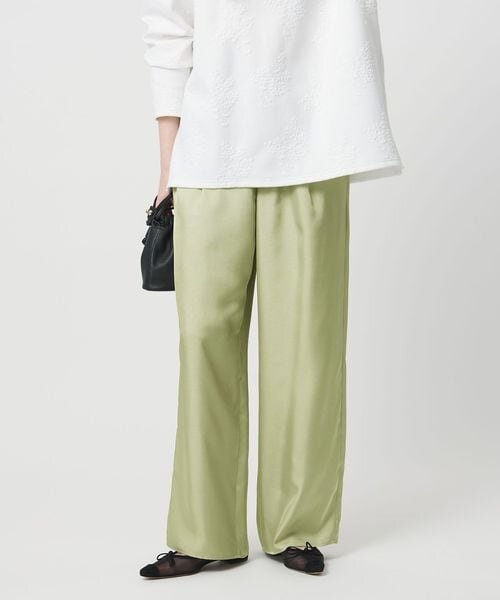 シルクライク イージーパンツ