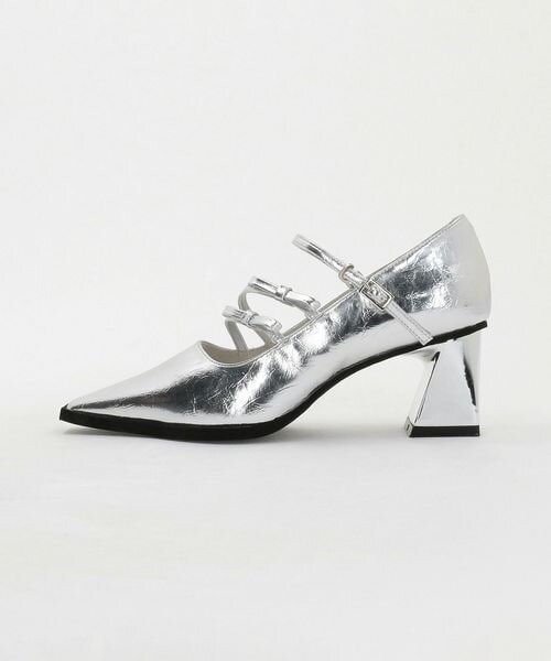 ダブルリボン スクエア パンプス60↑