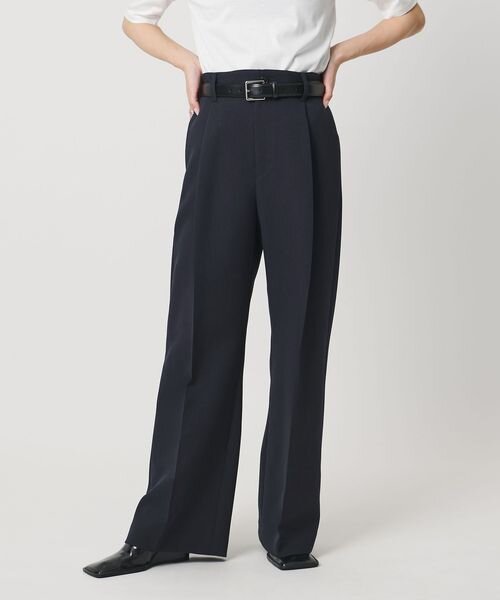 ＜MARW UNITED ARROWS＞タック ストレートパンツII