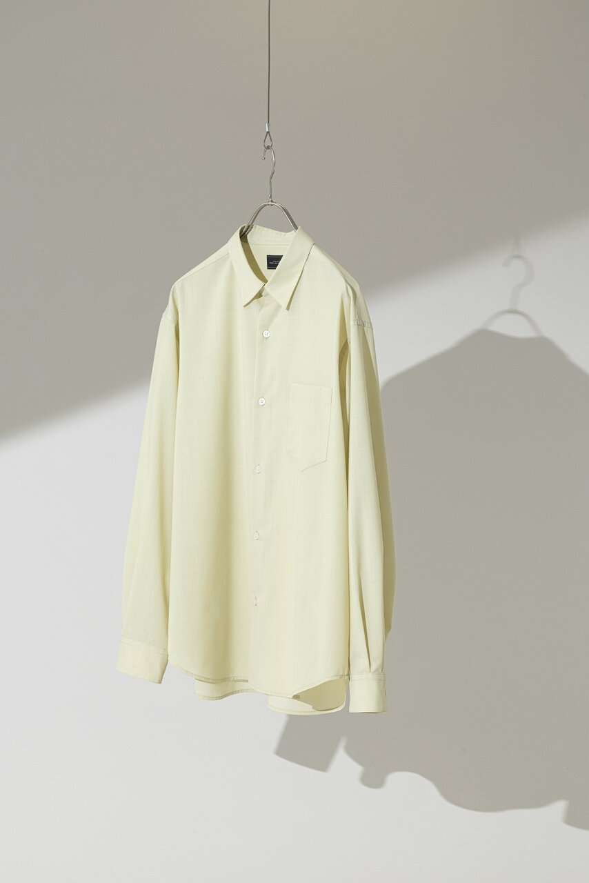 ウォッシャブル トロ ジャストルーズ シャツ ―ストレッチ―