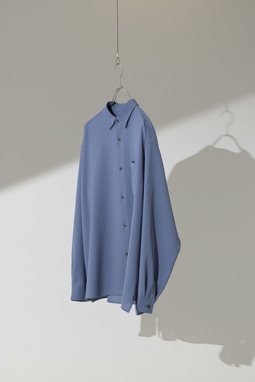 ワッシャー ポプリン ボックス シャツ