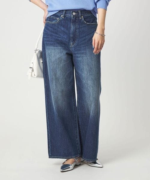 ［size SHORT/TALLあり］ワイド デニム パンツ
