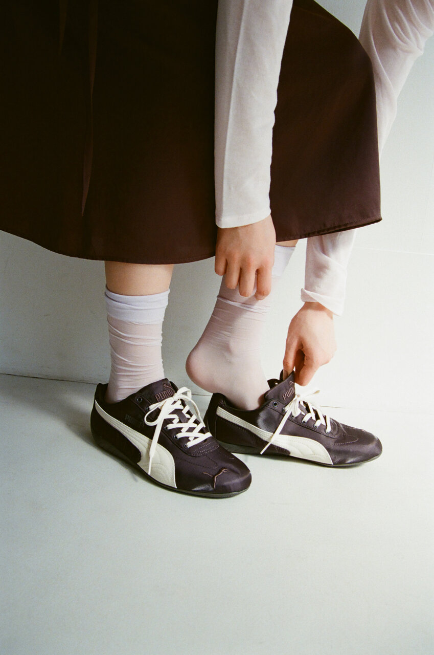 【別注】＜PUMA＞スピードキャット サテン スニーカー