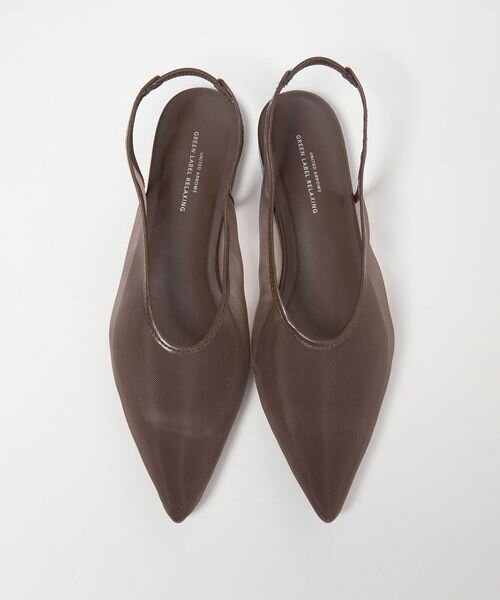 ポインテッド チュール スリングバックシューズ / サンダル / パンプス