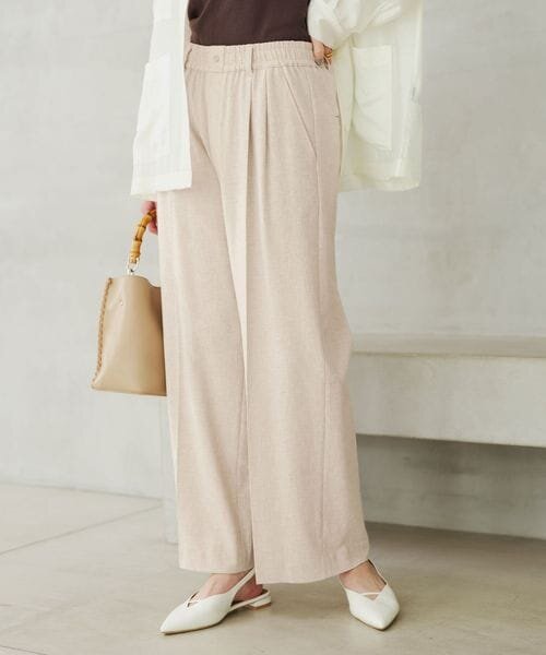 【結論シリーズ】ニーハイワイドパンツ［size SHORT/TALLあり］