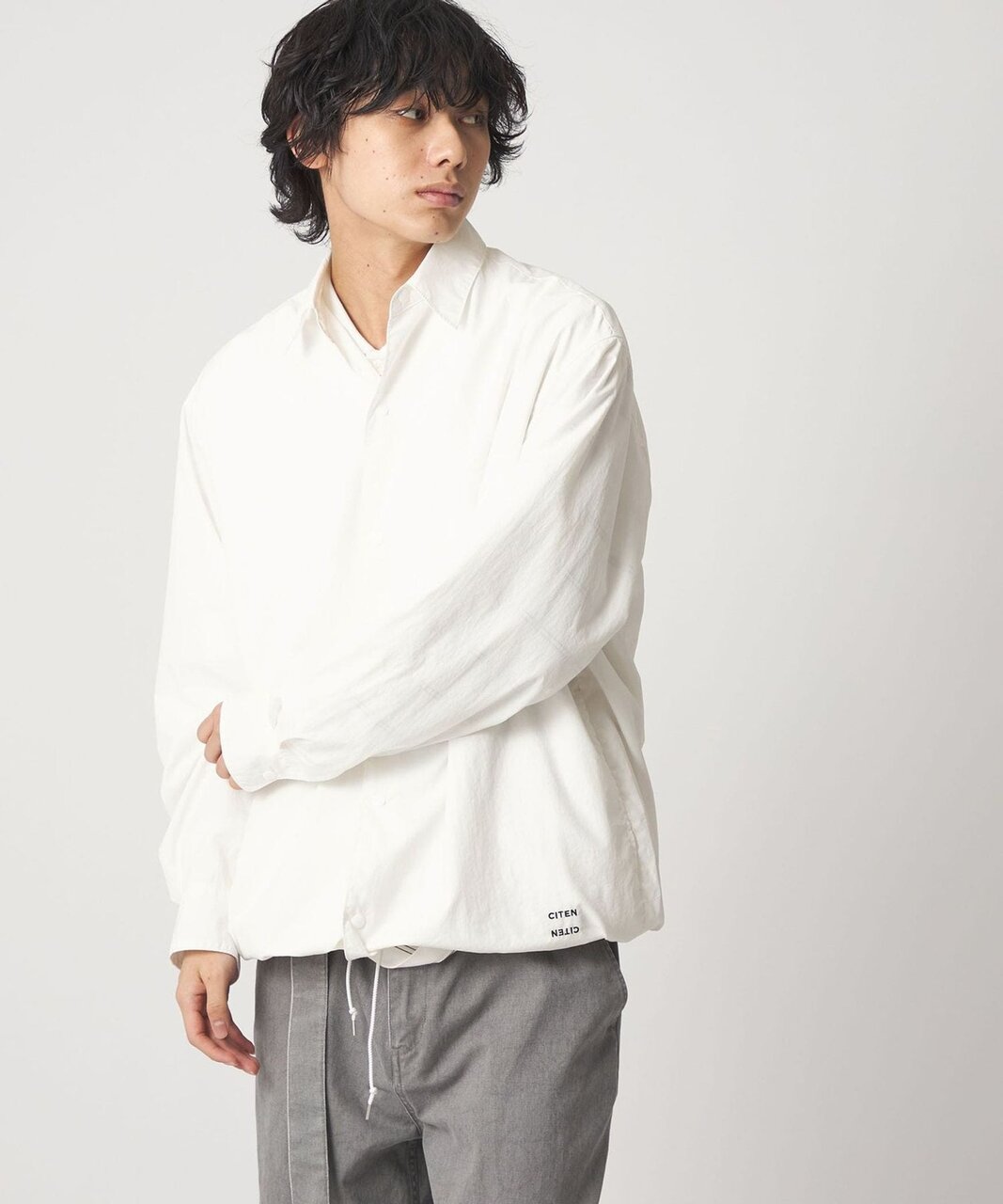 ＜CITEN＞シャツコーチジャケット