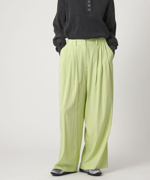 ＜CITEN＞サラサラ3タックイージーパンツ