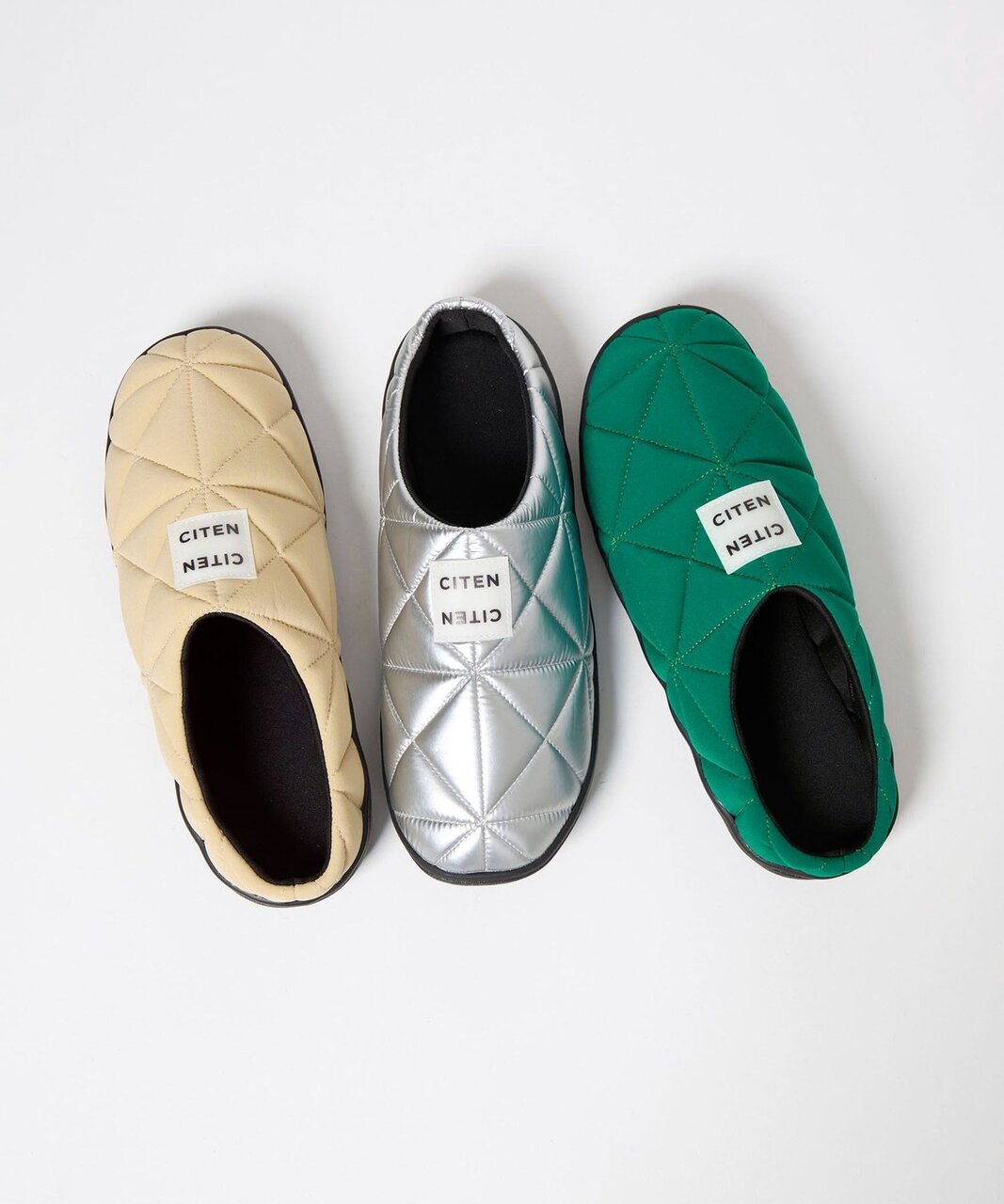 ＜CITEN＞パデッドスリッパシューズ