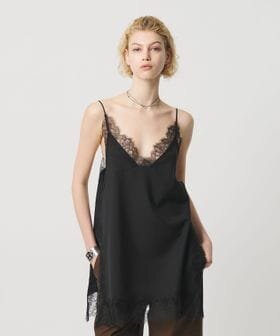 ＜H＞レース ドッキング キャミソール