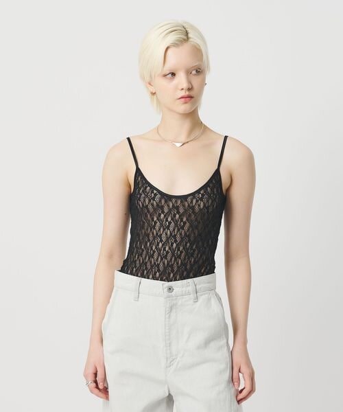 フラワーレース ボディスーツ