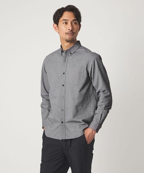 【WEB限定】JUST fit オックスフォード ボタンダウン 長袖 シャツ