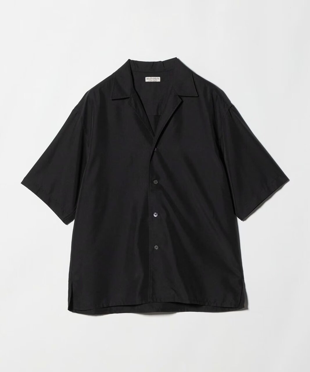 ドレーピー ディープ オープンカラー シャツ GRANDE型