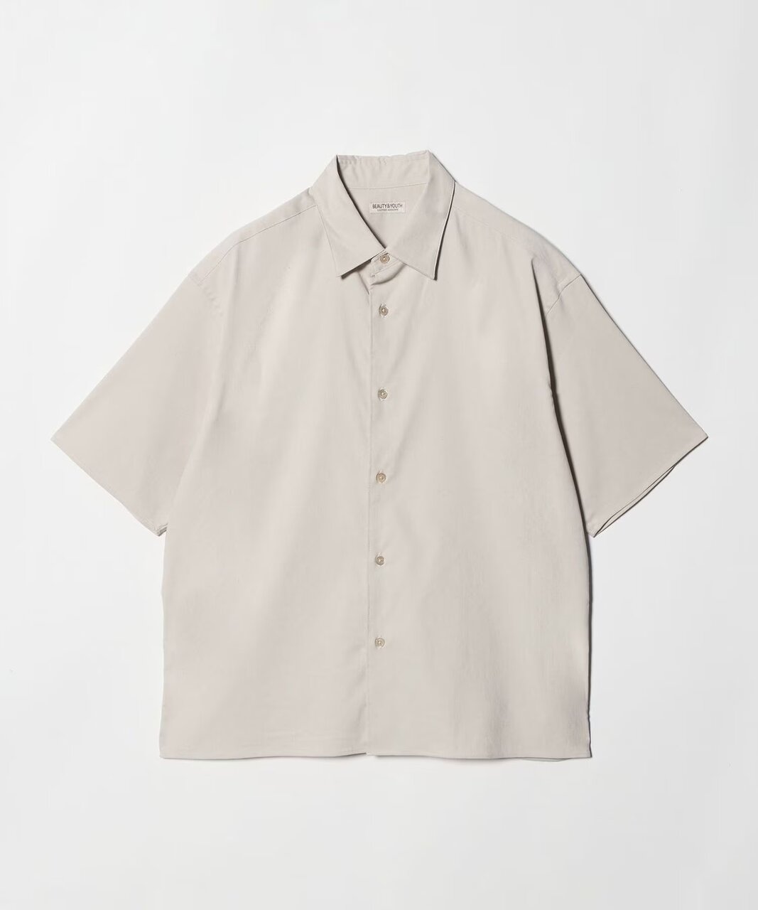 タンブル リネン スクエア シャツ GRANDE型