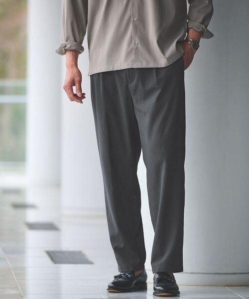 【WEB限定】JUST fit エアリーカルゼ 1P イージーパンツ―2WAYストレッチ・吸水速乾―