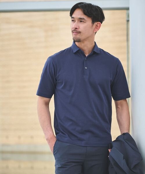 【WEB限定】JUST fit デイリー ドライ カッタウェイ 半袖 ポロシャツ ―吸水速乾・抗菌―