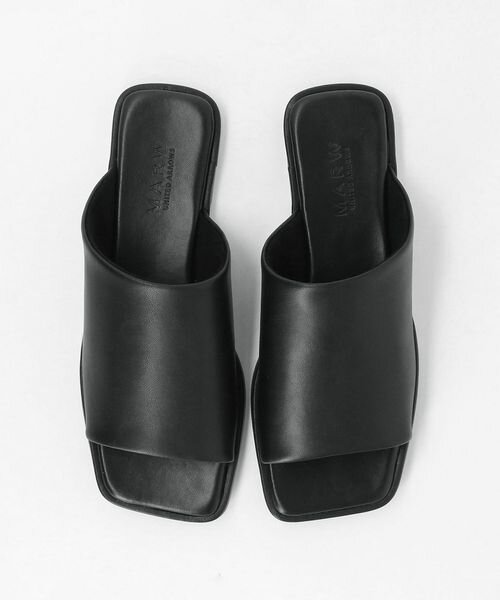 スクエア フラット サンダル