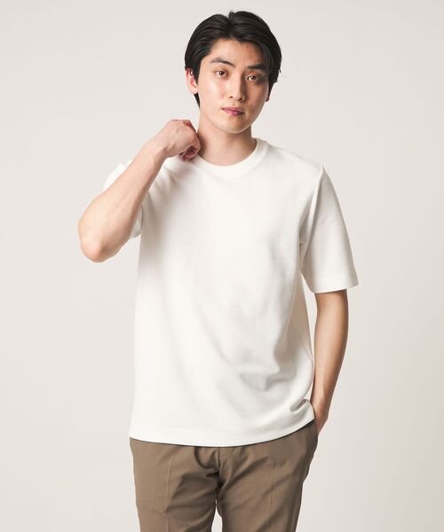 ニットライク ジャージー クルーネックカットソー＜A DAY IN THE LIFE＞