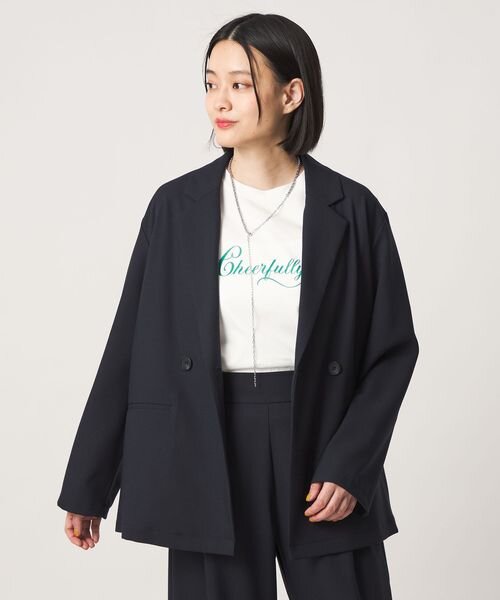 2ボタン ダブルジャケット ‐セットアップ対応・ウォッシャブル‐