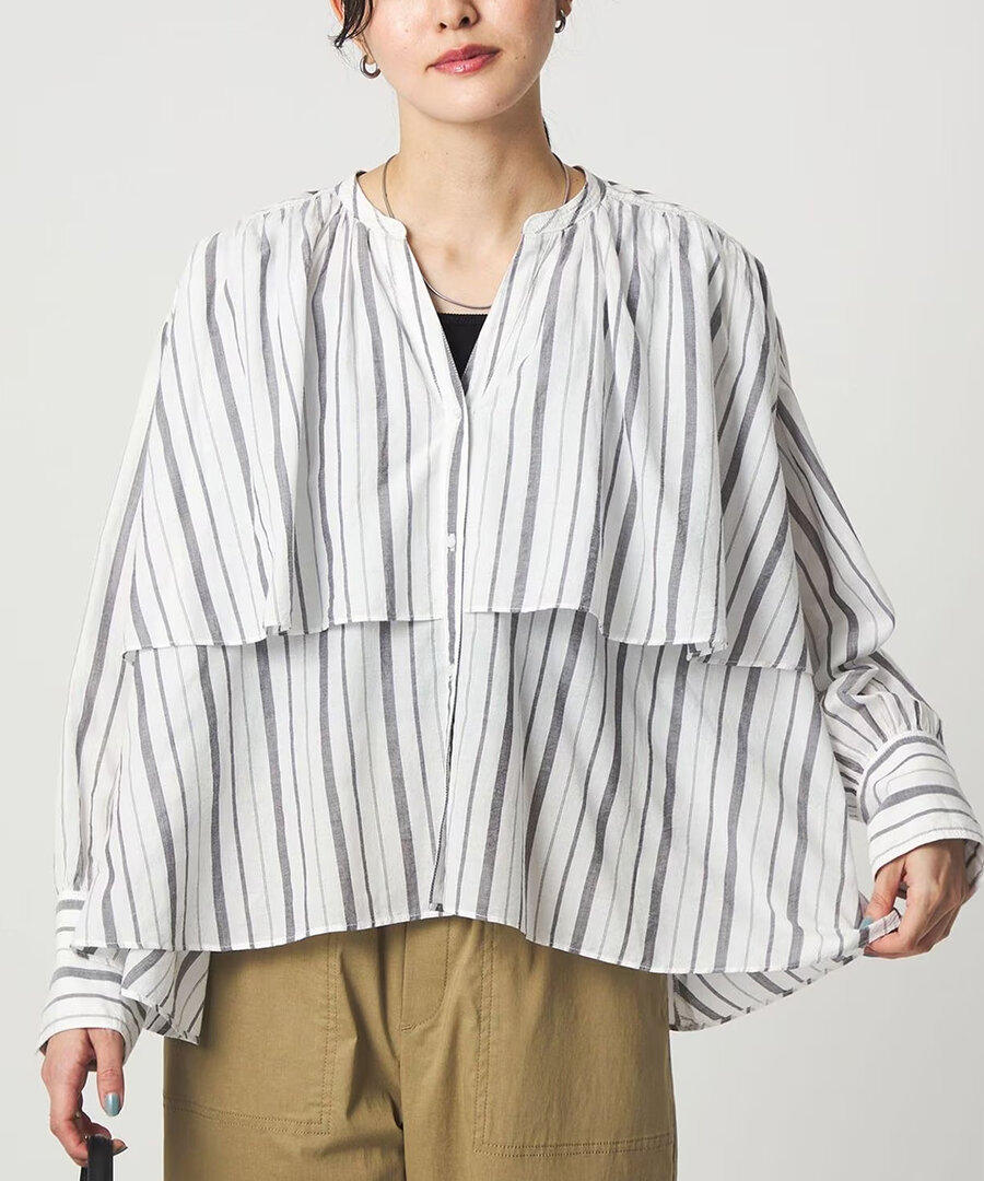 ギャザー ブラウス