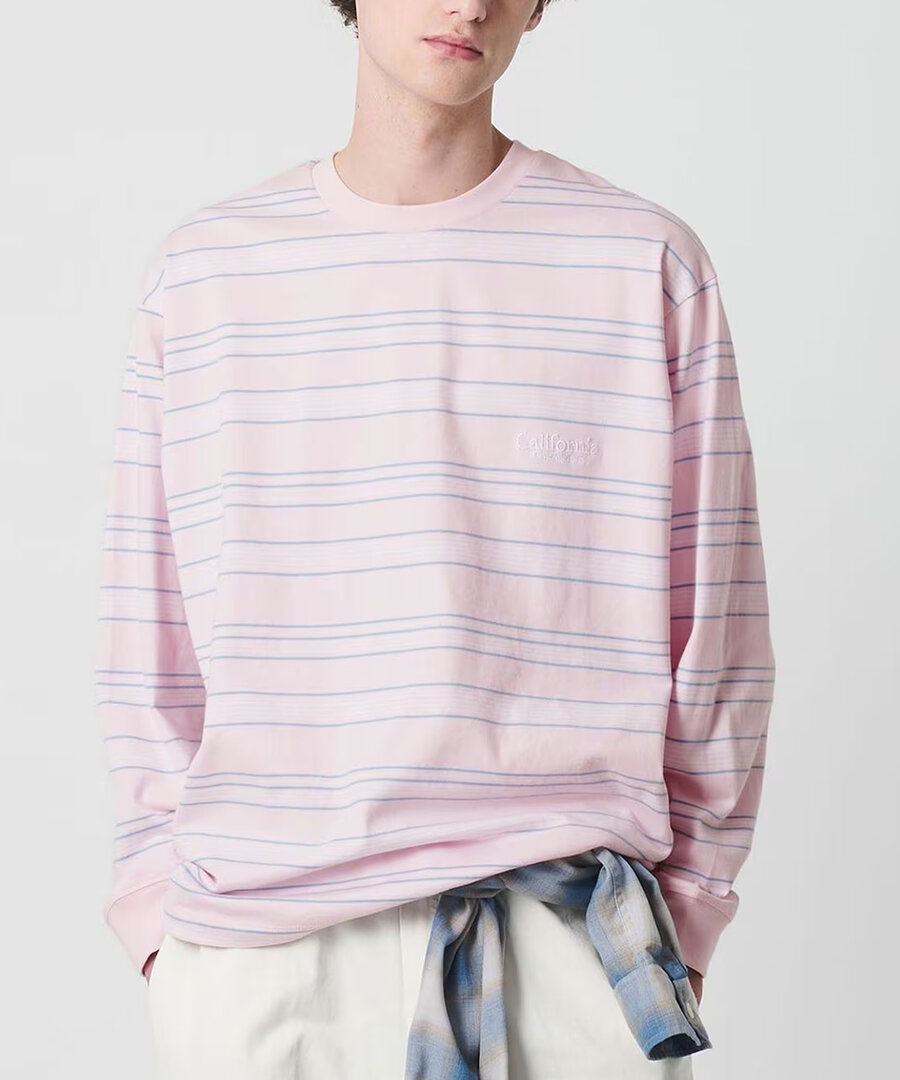 ボーダーロングTシャツ