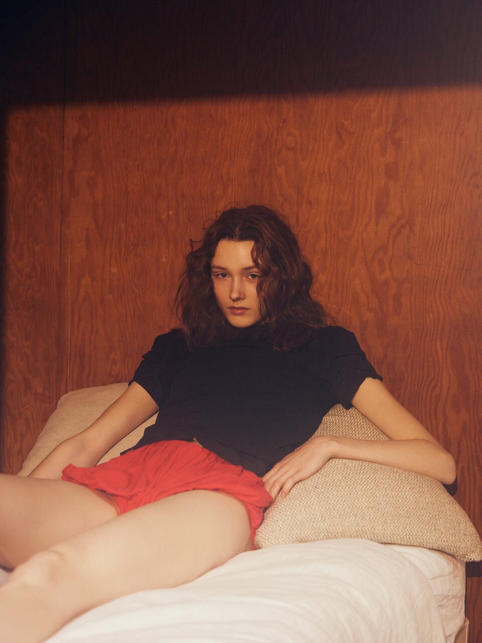 ＜ATTISESSION＞コットン カップスリーブ Tシャツ