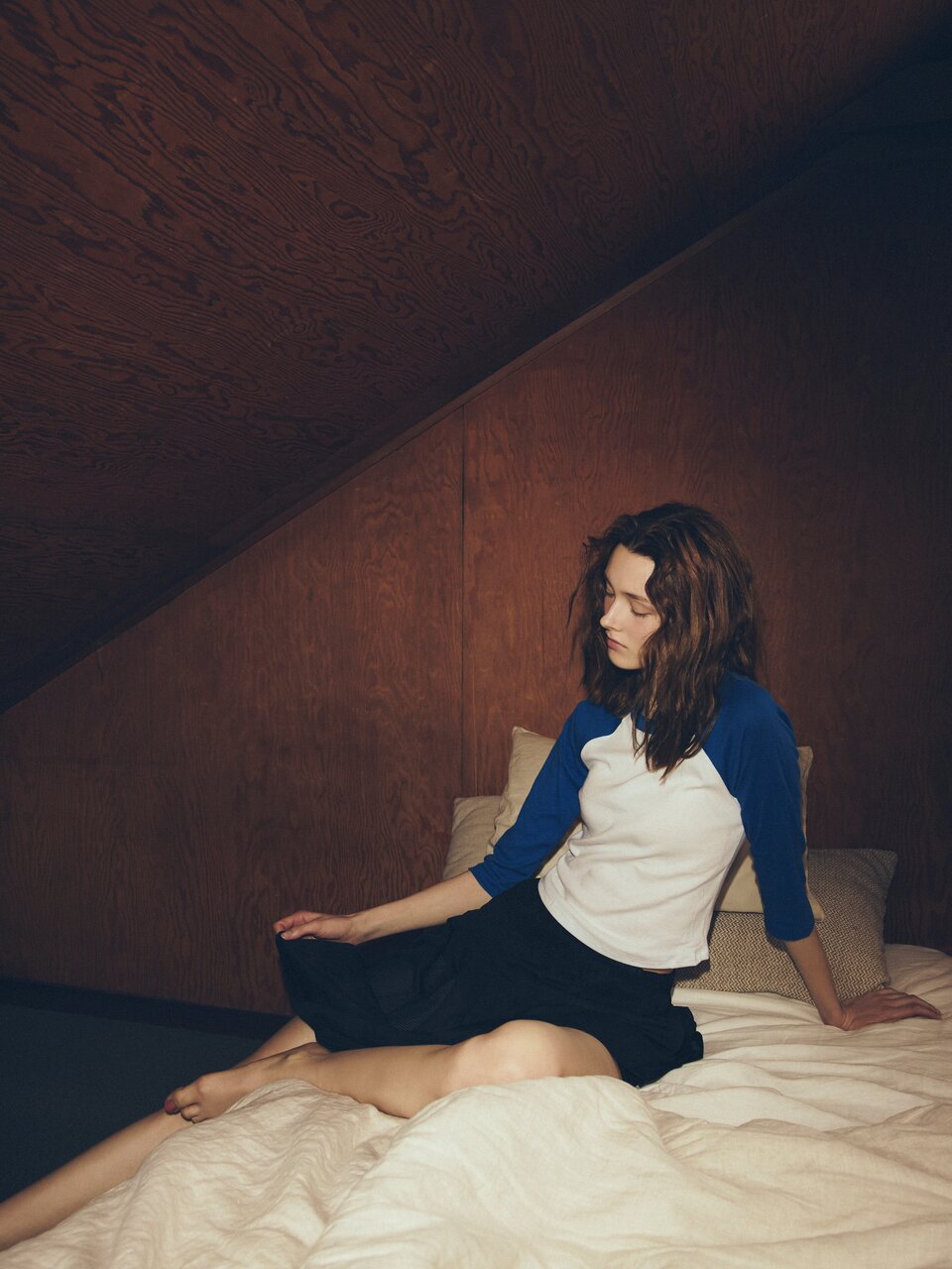 ＜BELLA＋CANVAS＞ラグランスリーブ ベイビー 7分袖 Tシャツ