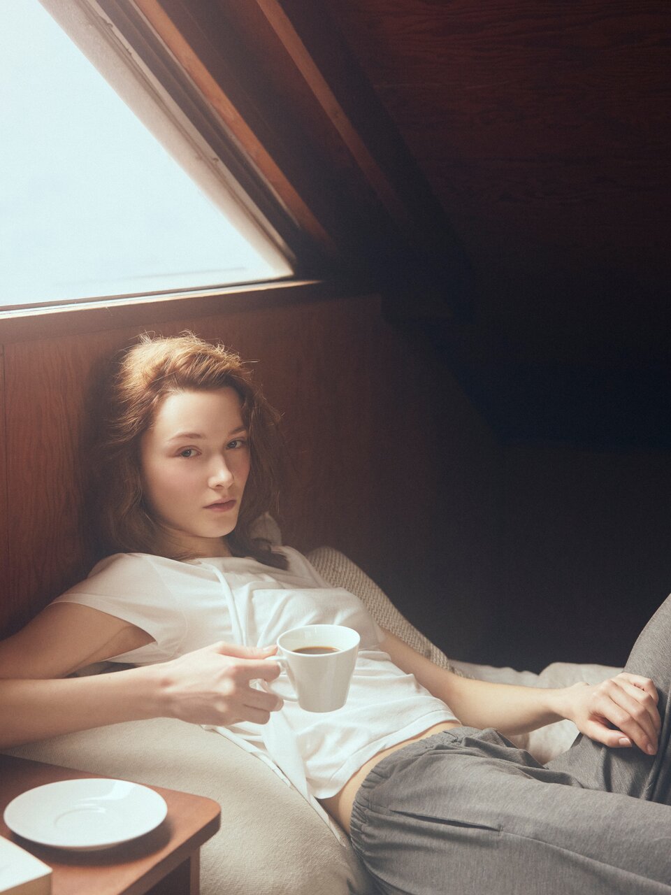 ＜ATTISESSION＞レイヤード ラップ Tシャツ