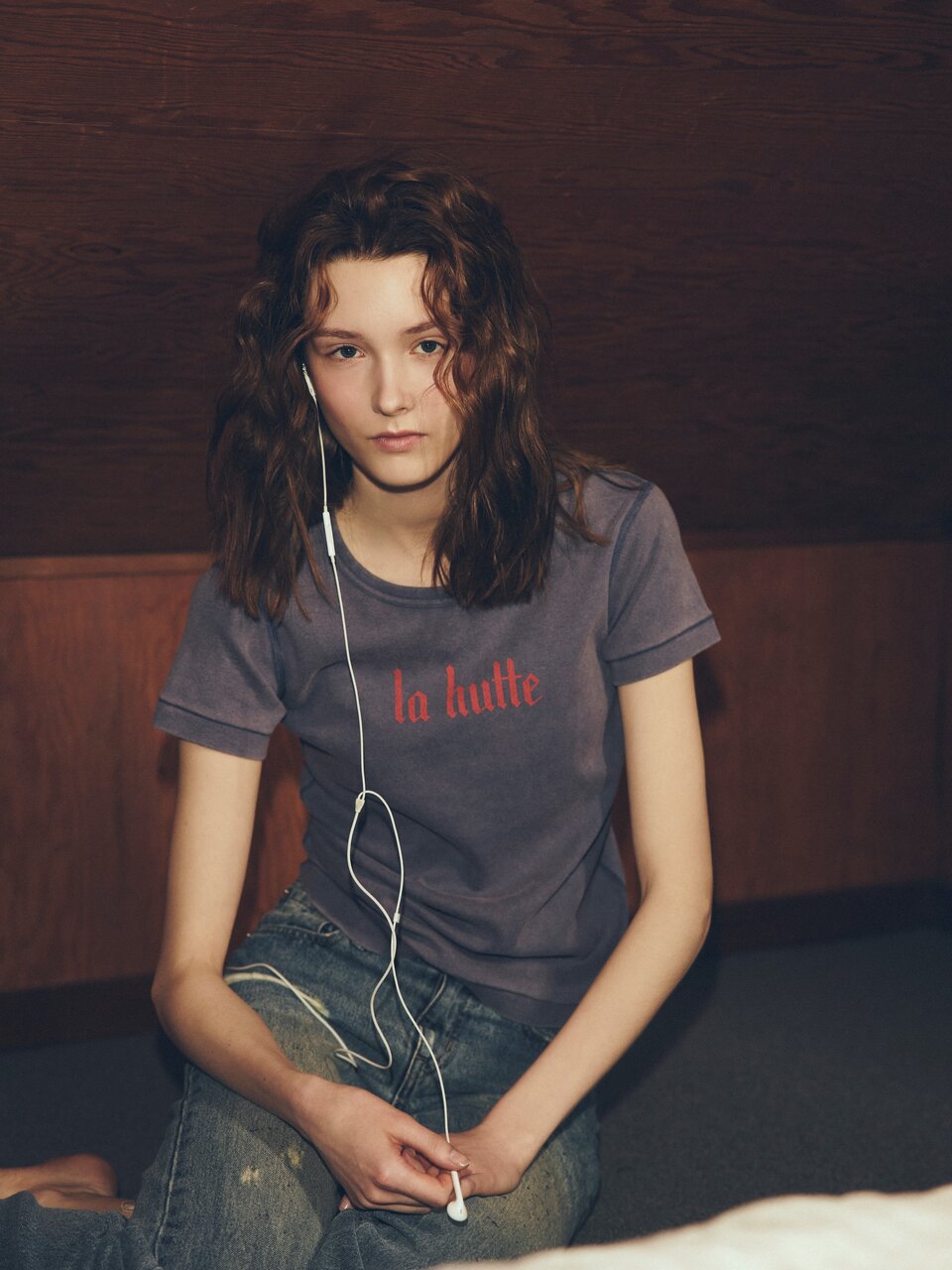 【別注】＜LA HUTTE＞LOGO ショートスリーブ Tシャツ