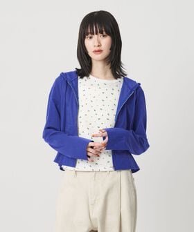【WEB限定 Wardrobe DAILY MINIMAL】フードジップパーカー UVカット 接触冷感 ウォッシャブル