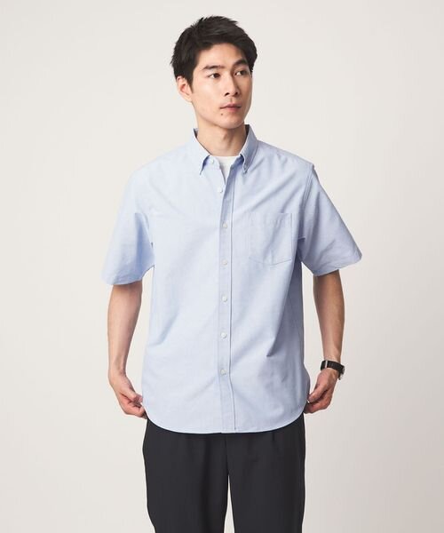 【WEB限定】オックスフォード ボタンダウン 半袖 シャツ