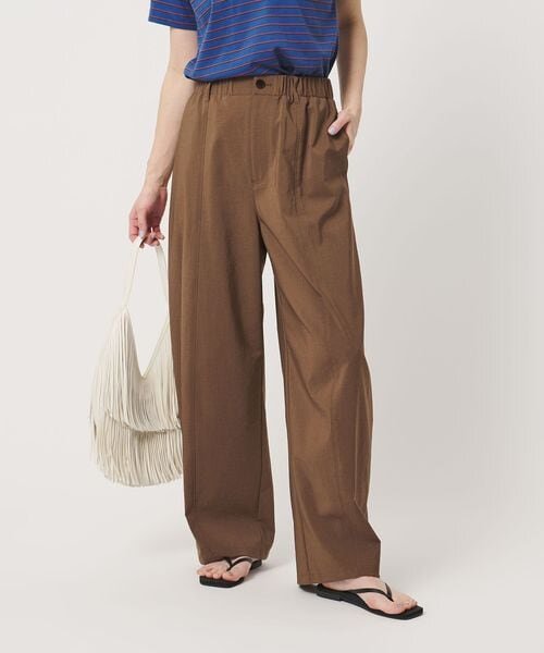 バックゴム カーブパンツ UVカット 防シワ ウォッシャブル