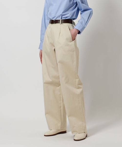 ＜LOEFF＞コットン チノパンツ