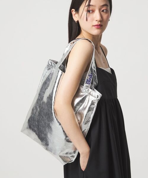 【別注】＜BINDU＞メタリック トートバッグ