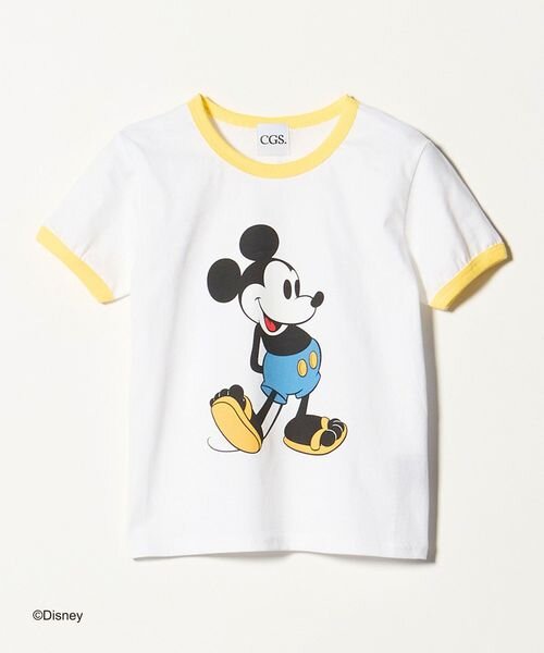 ＜CGS.＞ミッキー プリント リンガー Tシャツ / キッズ